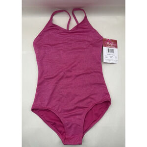 $33 Kid’s Kanu Surf Girls Beach Sport 1-Piece Swimsuit Color Pink Size 8 read..